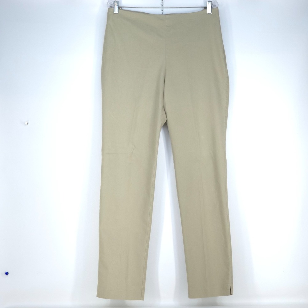Soft Surroundings Superla Pants Women's 10 Tall Pull-On Stretch Office Office